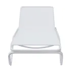 Shezlong për jashtë Solaya 194x65 cm prej alumini dhe tekstili Viadurini