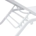 Shezlong për jashtë Solaya 194x65 cm prej alumini dhe tekstili Viadurini