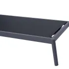 Shezlongë alumini për jashtë me jastëk 205x76 cm - Tessara Viadurini