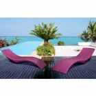 Dizajn Modern Shaise Longue në Polietileni me Ngjyrë - Cloe nga Myyour Viadurini