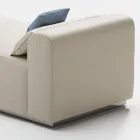 Shezlong për natyrë me mbushje në gomë kulluese Prodhuar në Itali - Bahias Viadurini