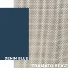 Sunbed në natyrë në alumini me rrota dhe armaturë Dizajn modern - Carmine Viadurini