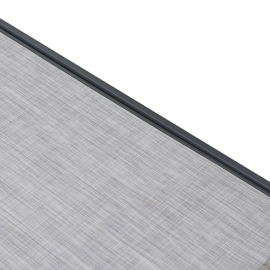 Shezlong për natyrë në alumin me dekorime të ndryshme - çarçaf Viadurini