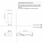 Dizenjoni Chaise Longue Garden Lounger në Plastikë të Bardhë - Zoe nga Mayyour Viadurini