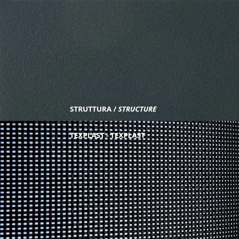 Krevat kopshti i grumbullueshëm në çelik Prodhuar në Itali 2 Copë - Arwen Viadurini