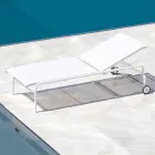 Krevat kopshti i grumbullueshëm në çelik Prodhuar në Itali 2 Copë - Arwen Viadurini