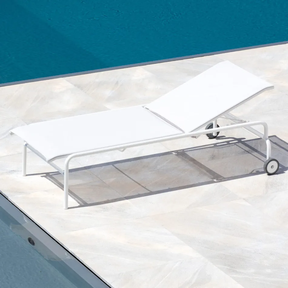 Krevat kopshti i grumbullueshëm në çelik Prodhuar në Itali 2 Copë - Arwen Viadurini