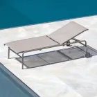 Krevat kopshti i grumbullueshëm në çelik Prodhuar në Itali 2 Copë - Arwen Viadurini