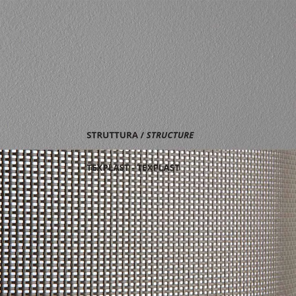 Krevat kopshti i grumbullueshëm në çelik Prodhuar në Itali 2 Copë - Arwen Viadurini