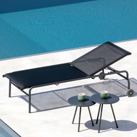 Krevat kopshti i grumbullueshëm në çelik Prodhuar në Itali 2 Copë - Arwen Viadurini