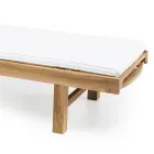 Shezlong kopshti në dru tik natyral - Yggdrasil Viadurini