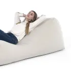 Krevat fëmijësh Maestrale për dhomën e ndenjes në pëlhurë liri të bardhë Viadurini