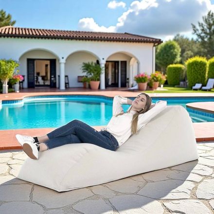 Krevat fëmijësh Maestrale për dhomën e ndenjes në pëlhurë prej liri të bardhë Viadurini