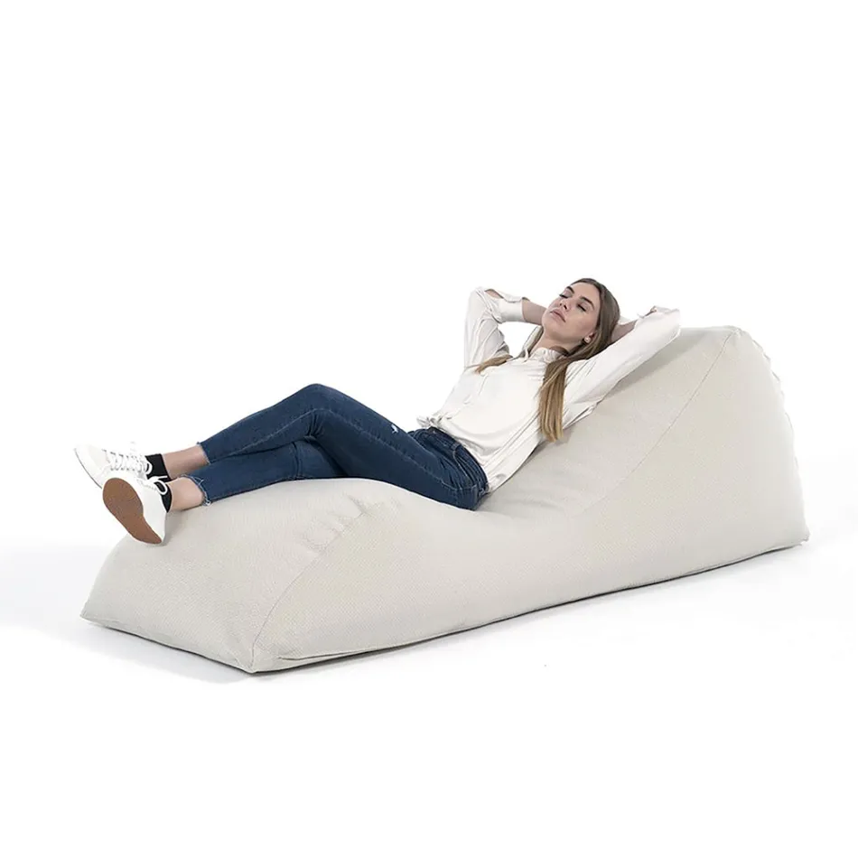 Krevat fëmijësh Maestrale për dhomën e ndenjes në pëlhurë prej liri të bardhë Viadurini