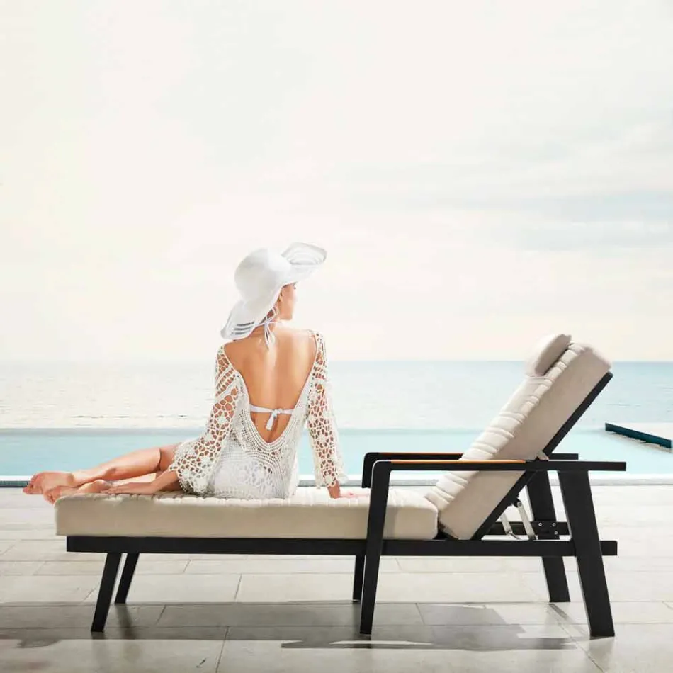 Armë dielli prej alumini dhe mbështetëse dushku me mbështetëse - Moira Viadurini