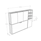 Krevat i vetëm Murphy në kompozime të ndryshme - Bashkëpunim Viadurini