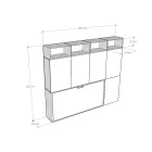 Krevat i vetëm Murphy në kompozime të ndryshme - Bashkëpunim Viadurini