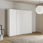 Krevat Queen me palosje vertikale dhe kolonë - Magicompare Viadurini