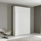 Krevat Queen me palosje vertikale dhe njësi muri - Magicompare Viadurini