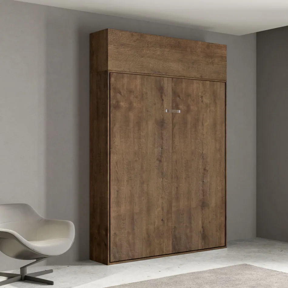 Krevat Francez Vertikal i Palosshëm me Ndarje Muri - Magicompare Viadurini