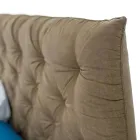 Krevat dopio magazinimi i veshur me susta prej pëlhure ose lëkure eko Prodhuar në Itali – Euro Viadurini