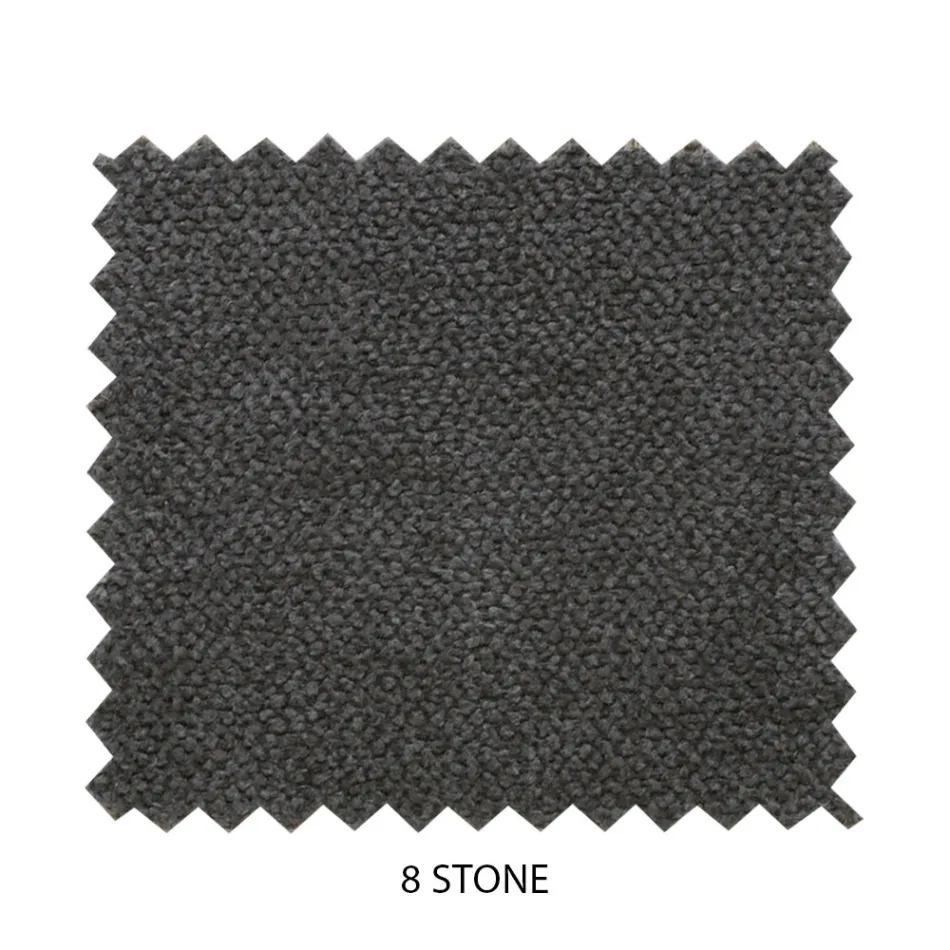 Krevat me përmasa të plota me ballë krevati dhe këmbë të mbushura Prodhuar në Itali - Aaron Viadurini