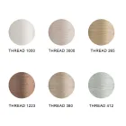 Krevat dopio i veshur me susta me kuti në pëlhurë eko-lëkure Prodhuar në Itali - Shkretëtirë Viadurini