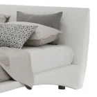 Krevat dopio i veshur me susta nga lëkura eko ose pëlhurë e prodhuar në Itali - Armonica Viadurini