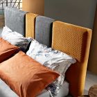 Krevat dopio modern i veshur me susta me palosje ose dizajn me tegela - Thomas Viadurini