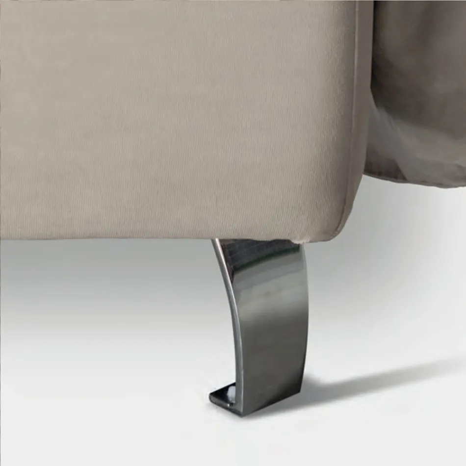 Krevat dopio 160x190 me 2 jastëkë të butë në kokë - Tramonti Viadurini