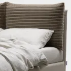 Krevat dopio 160x190 me 2 jastëkë të butë në kokë - Tramonti Viadurini