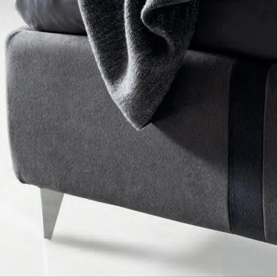 Krevat dopio 160x190 me 2 vija vertikale dhe paralele dyngjyrëshe - Paolo Viadurini