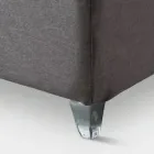 Krevat dopio 160x190 me Kopsa Dekorative në Jastëkë - Rreze Viadurini