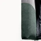 Krevat dopio 160x190 me dekorim asimetrik dyngjyrësh - Jasemini Viadurini