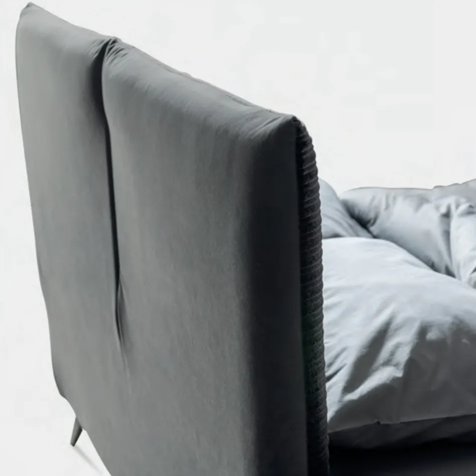 Krevat dopio 160x190 me mbushje në formë jastëku - Brezze Viadurini