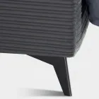 Krevat dopio 160x190 me mbushje në formë jastëku - Brezze Viadurini