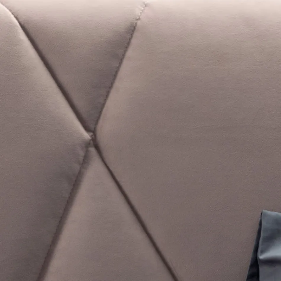 Krevat dopio 160x190 me tegela gjeometrik - Ciottolino Viadurini