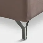 Krevat dopio 160x190 me mjeshtëri gjeometrike me tegela - Ciottolino Viadurini