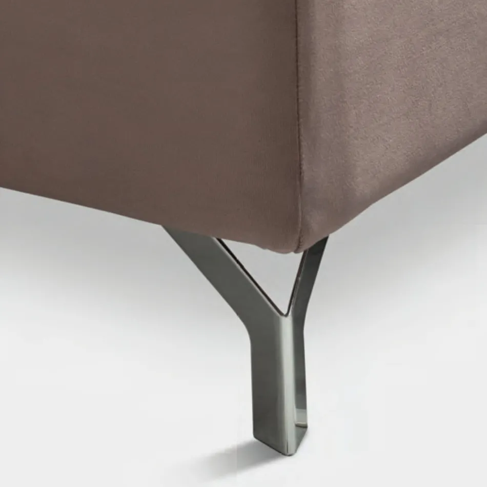 Krevat dopio 160x190 me mjeshtëri gjeometrike me tegela - Ciottolino Viadurini