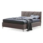 Krevat dopio 160x190 me mjeshtëri me tegela gjeometrike - Ciottolino Viadurini