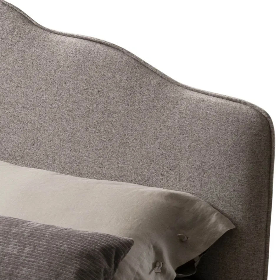 Krevat dopio 160x190 me krevatë me rrahje rrethuese Prodhuar në Itali - Pushim Viadurini