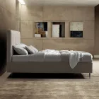 Krevat dopio 160x190 me tegela me breza vertikale te gjera - Magan Viadurini