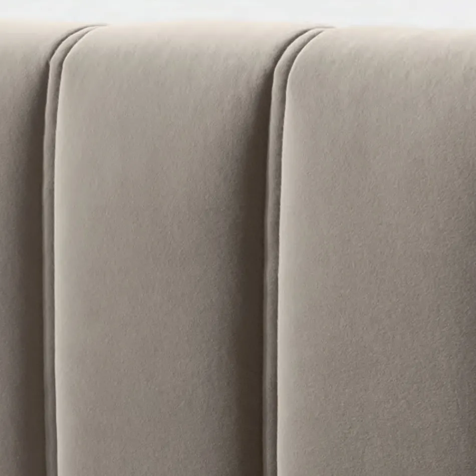 Krevat dopio 160x190 me tegela me breza vertikale te gjera - Magan Viadurini