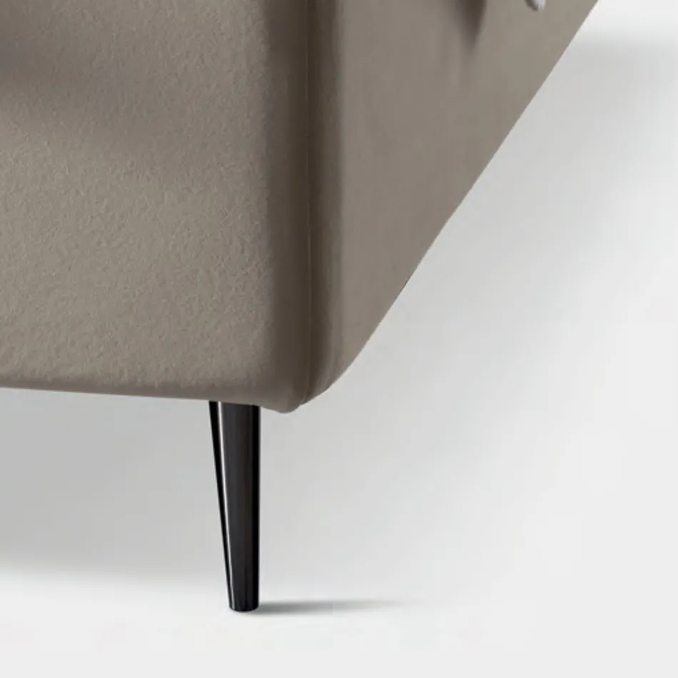 Krevat dopio 160x190 me tegela me breza vertikale te gjera - Magan Viadurini