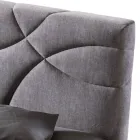 Krevat dopio 160x190 me tegela me kthesa kryq - luledielli Viadurini