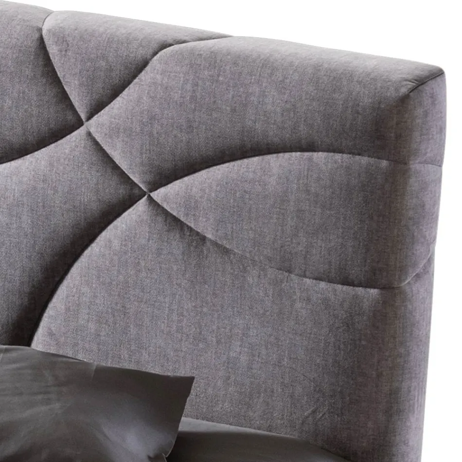 Krevat dopio 160x190 me tegela me kthesa kryq - luledielli Viadurini