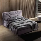 Krevat dopio 160x190 me tegela me kthesa kryq - luledielli Viadurini