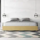 Krevat dopio 190x200 cm i mbuluar me mikrofibër, i prodhuar në Itali - Athlete Viadurini