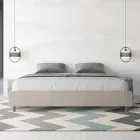 Krevat dopio 200x200 cm i mbuluar me mikrofibër i prodhuar në Itali - Athlete Viadurini