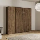 Krevat Dopio Vertikal i Palosshëm me Kolonë - Magicompare Viadurini